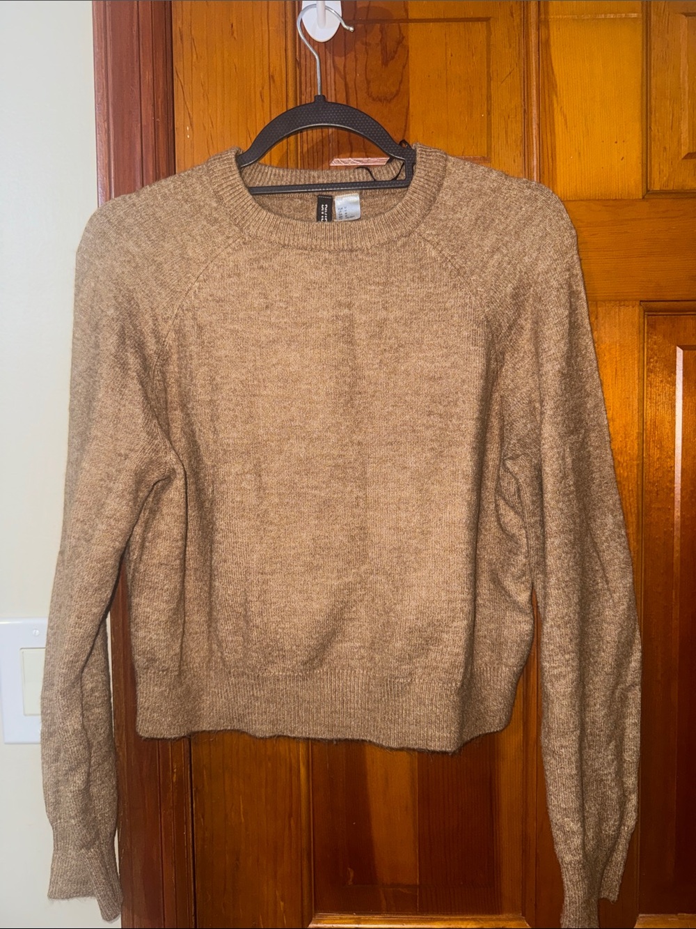 H&M Women's Taupe Crewneck Sweater